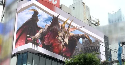 Mel Zena จากเกม Monster Hunter Rise: Sunbreak ปรากฏตัวขึ้นกลางชินจูกุ