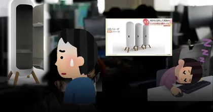 ยังกับเข้าโลง! Kamin Box นวัตกรรมกล่องยืนหลับสุดสะพรึงจากญี่ปุ่น