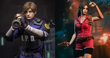 RE2 Remake ออกฟิกเกอร์ลีออนกับแคลร์ในชุดคอสตูม RE2 เวอร์ชั่นต้นฉบับ
