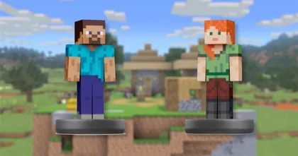 Amiibo ลายสตีฟกับอเล็กซ์จากเกม Minecraft ได้ฤกษ์วางขายเดือนกันยายนนี้