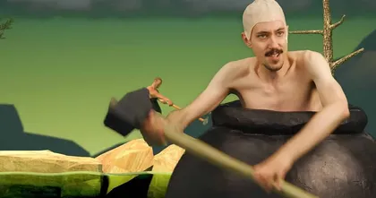 ลงทุนไปไหม! สตรีมเมอร์ใจเด็ดลงหม้อเล่น Getting Over It ด้วยจอย Motion