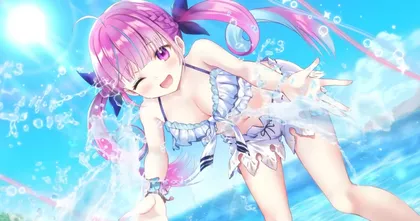 ชมวิดีโอ OP ของ Aquarium เกมจีบสาวจาก Hololive ที่ร้องโดยนางเอกเอง
