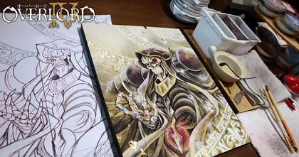 Overlord ปล่อยคลิปวาดภาพพระเอกที่ดูขลังอลังการ