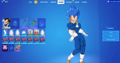 พาชมเบจิต้าแดนซ์กระจายในอีเวนต์ Dragon Ball x Fortnite