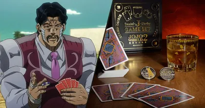 ชุดเซตเกมเดิมพันวิญาณของดาร์บี้ในงาน JoJo World 2 ถูกนำมาขายแล้ว