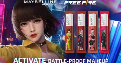 Booyah! ต่อสู้อย่างมีสไตล์ด้วยคอลเลคชั่นใหม่จาก Maybelline SuperStay(R) Matte Ink Free Fire Edition