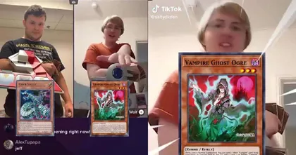 ชาวเน็ตตัดต่อฉากการดูเอลการ์ด Yu-Gi-Oh! จากไลฟ์ TikTok ได้ฟีลไม่แพ้อนิเมะ