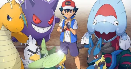 Pokemon Journey ปล่อยภาพและ PV รอบชิงชนะเลิศ Satoshi ปะทะ Dande!