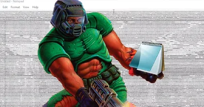 เล่นได้ทุกที่! Doom ภาคแรกสามารถเล่นบน Notepad ได้แบบ 60 FPS แล้ว