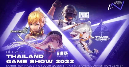 Level Infinite ส่งมอบประสบการณ์ความมันส์แก่ผู้เล่นอีกครั้ง เปิดตัว 4 สุดยอดเกม ในงาน Thailand Game Show 2022