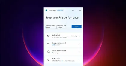 Microsoft เปิดตัวแอป PC Manager สำหรับปรับแต่งประสิทธิภาพเครื่อง