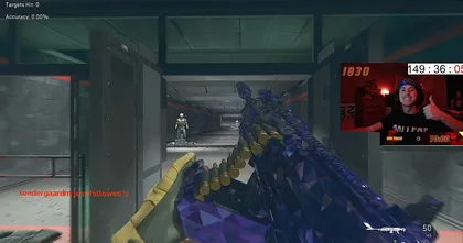 สตรีมเมอร์ Call of Duty MW2 ปลดสกินปืน Polyatomic ภายในเวลา 149 ชม.