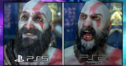 แฟนเกม God of War Ragnarok โชว์ดาวน์เกรดกราฟิกเป็นยุค PS2