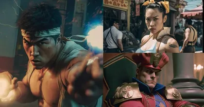 AI วาดรูป Midjourney โชว์ผลงาน Street Fighter ฉบับคนแสดง เท่มาก!