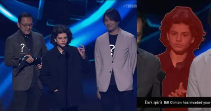The Game Awards 2022 โดนเด็กเนียนขึ้นเวทีป่วนจนกลายเป็นมีม