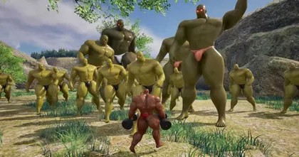 MUSCLE GIANTS เกมคนกล้ามปะทะคนกล้ามตัวยักษ์บน Steam