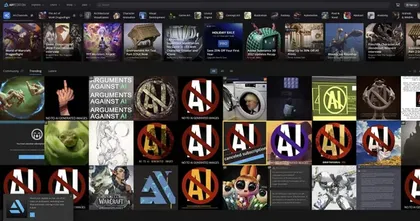 ผู้ใช้เว็บไซต์ ArtStation ลุกฮือประท้วงผลงาน AI แต่ Epic ยังดื้อดึง