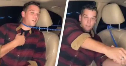 หนุ่ม TikTok ทำคลิปสอนวิธีหนีจากคนร้ายที่ซุ่มโจมตีจากเบาะหลังรถ