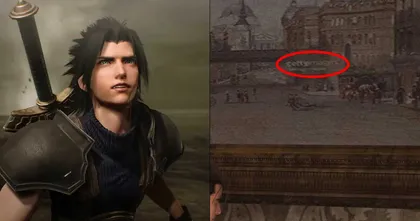 แฟนเกม Crisis Core ฉบับ Reunion พบภาพพร้อมลายน้ำภายในเกม
