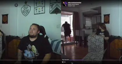 สตรีมเมอร์หนุ่มเฮทีมรักเข้ารอบบอลโลกจนวิ่งทะลุกระจกบ้านแตกกระจุย