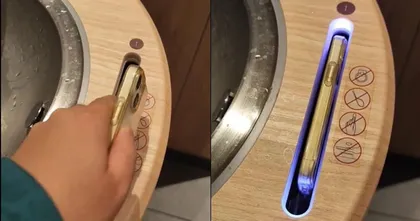 สะอาดหมดจด ! อ่างที่ร้าน McDonald ในญี่ปุ่นมีระบบช่วยล้างมือถือคุณ