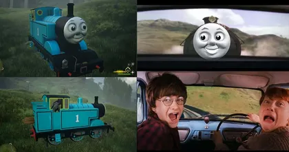 Mod รถไฟฮาเฮ Thomas ออกทะยานใน Hogwarts Legacy แล้ว