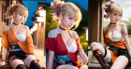 ผลงาน AI ตัวละคร Yoimiya จาก Genshin Impact ที่บอกเลยว่าเจ๋งสุด ๆ