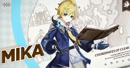Genshin Imapct ปล่อยตัวอย่างตัวละคร Mika: ขนนกที่คอยนำทาง