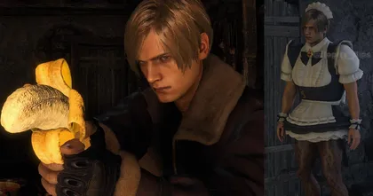 ม็อดเปลี่ยน Leon จาก Resident Evil 4 ใส่ชุดเมดพร้อมใช้กล้วยเป็นอาวุธ