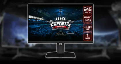 MSI เปิดตัวจอ G253PF มอนิเตอร์พร้อมเทคโนโลยี IPS แถมดันรีเฟรชเรตได้ถึง 380 Hz