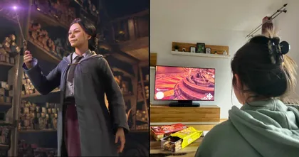 เกมเมอร์หนุ่มโดนแฟนยึด PS5 หลังเปิด Hogwarts Legacy ให้ดูจนติดใจ