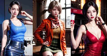 จะเป็นอย่างไรเมื่อผู้ใช้ AI วาดรูปตัวละครจากเกม Resident Evil