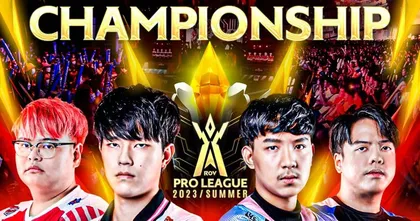 ผลการแข่งวันเสาร์ RoV Pro League 2023 Summer รอบแชมป์เปี้ยนชิพ