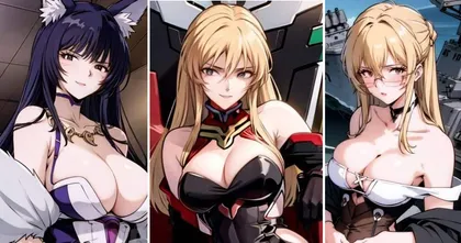 ชวนชม! ภาพ AI แฟนอาร์ต Azur Lane ในรูปแบบลายเส้นเอวานเกเลี่ยน