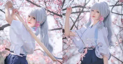 พาชมผลงานคอสเพลย์ Ayaka สุดน่ารัก จากเกม Genshin Impact