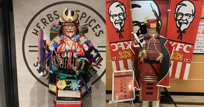 ผู้พันแซนเดอร์เตรียมออกศึก แต่งชุดเกราะซามูไรตามร้าน KFC ทั่วญี่ปุ่น