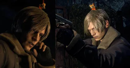 ม็อด Resident Evil 4 แปลงให้ Leon ถูกหนู Ashley ควบคุมอยู่บนหัว