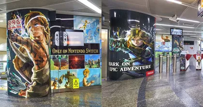 สิงคโปร์ตกแต่งสถานีรถไฟฟ้าให้เป็นธีมเกม Zelda: Tears of the Kingdom