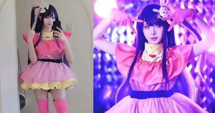 คอสเพลเยอร์สาวตัดสินใจเลิกคอส Ai Hoshino จากอนิเมะเกิดใหม่เป็นลูกโอชิ