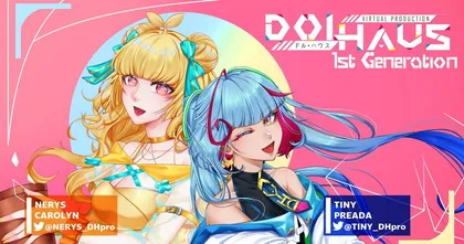 DolHaus Virtual Production เปิดตัว พร้อมวีทูบเบอร์สาวคู่หูดูโอ้ที่จะมาสร้างสีสันให้กับวงการแล้ววันนี้