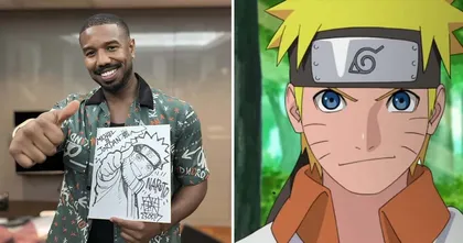 ดารา Michael B. Jordan เยือนถิ่นทีมงานอนิเมะ Naruto พร้อมของฝาก