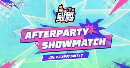 23 กรกฎาคมนี้ เตรียมพบ Afterparty Showmatch จาก Free Fire Clash Squad SEA Cup บนแมพพิเศษที่ไม่เคยมีมาก่อน!