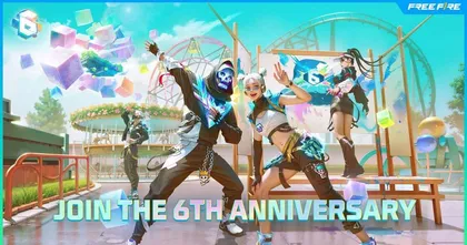 ฉลองยิ่งใหญ่ 6 ปี รวมเพื่อนซี้ Free Fire สัปดาห์นี้ ของรางวัลแจกฟรีจุใจ!