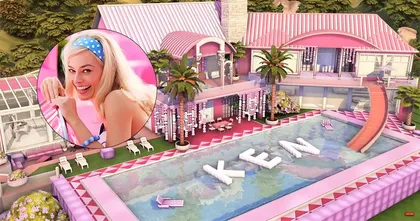 ผู้เล่น The Sims 4 สร้างบ้านในเกมตามภาพยนตร์ Barbie!