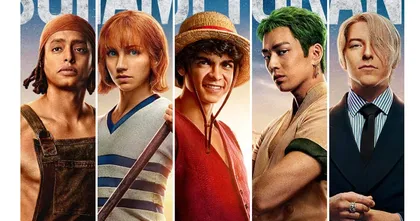 Netflix เผยภาพโปสเตอร์ซีรีส์ One Piece โชว์ตัวกลุ่มโจรสลัดหมวกฟาง