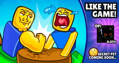 [แจกโค้ด] Arm Wrestle Simulator ล่าสุด 2023 เกมงัดข้อใน Roblox
