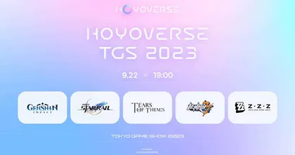 HoYoverse จะพา 5 เกมสุดฮิตมาเข้าร่วมงาน Tokyo Game Show 2023!
