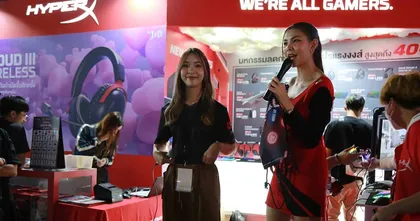 Meet & Greet สาว Plyplypp จากทีม MiTH ที่บูธ HyperX ในงาน Thailand Game Show 2023