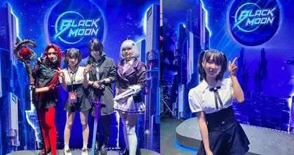 หนูมินตันทาสกระดานพามันส์กับ Black Moon เกมมือถือแนว Action-RPG ภายในงาน Thailand Game Show 2023