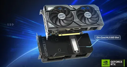 ASUS เปิดตัว Dual GeForce RTX 4060 Ti SSD กราฟิกการ์ดตัวแรกของโลกที่มีช่องเสียบ SSD